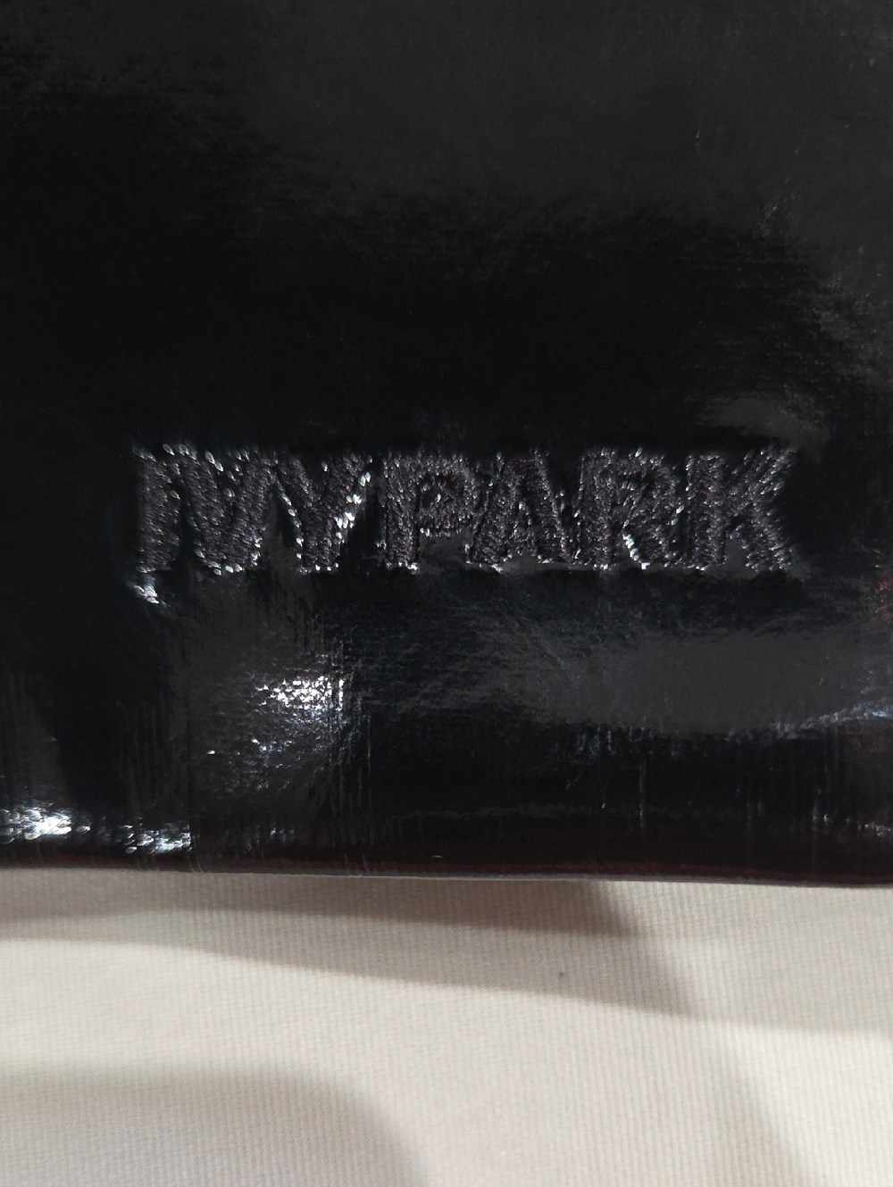 IVY PARK Black Patent Bustier Bra - Picture 2 of 12